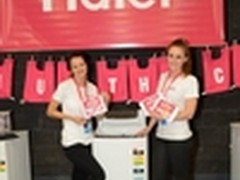 新西兰运动美女钟爱海尔洗衣机 晒幸福