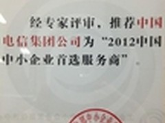 中国电信获中小企业首选服务商