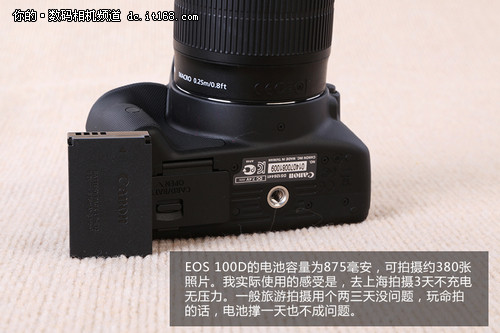 5小时车程 佳能EOS 100D外观及操控介绍