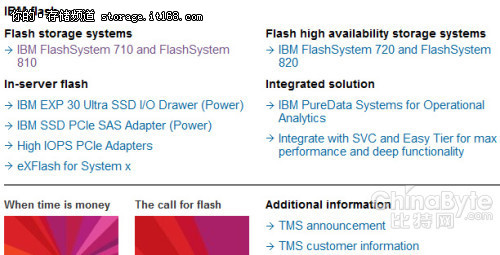 TMS成果初现：IBM FlashSystem闪存阵列