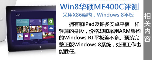 Win8系统华硕ME400C本