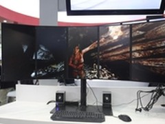 台北COMPUTEX2013 AMD展示HD7990五联屏