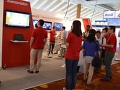 数码视讯真四屏融合系统首次登陆新加坡