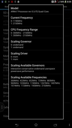 驍龍800處理器 索尼Xperia ZU截圖曝光