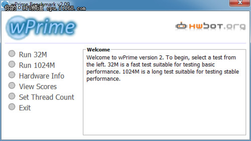 CPU基准性能：wPrime 32M & 1024M