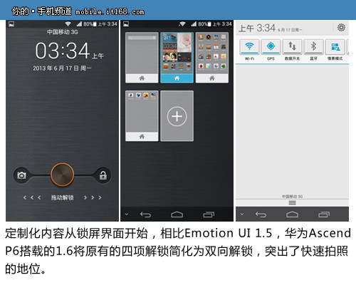 华为Ascend P6 UI体验