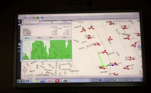 上海TD-LTE网路测 陆家嘴区域均速超50M