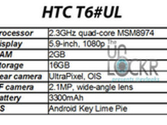 三网齐发 5.9英寸HTC T6行货曝光