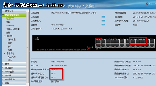 思科MS200X系列产品外观