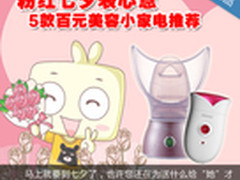 粉红七夕表心意 5款百元美容小家电推荐