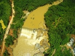 强降雨蔓延 无人机航拍广东洪水灾区
