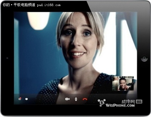 支持高清视频通话:iPad版Skype日前更新