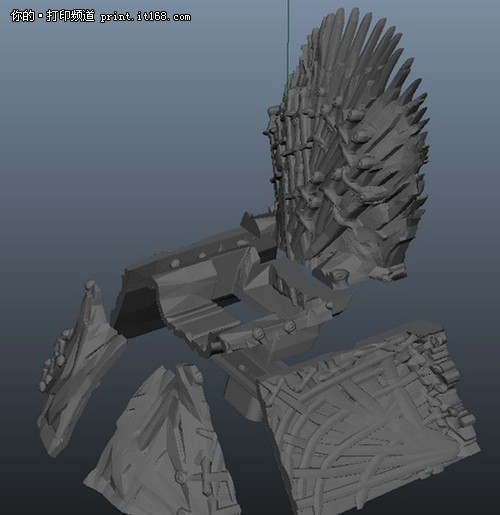 3D打印权力的游戏爱疯底座  