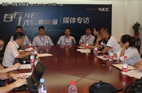 NEC放映机产品市场布局沟通
