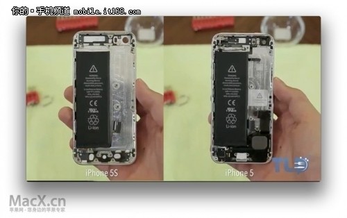 iPhone5S内部结构视频曝光 新添石墨色