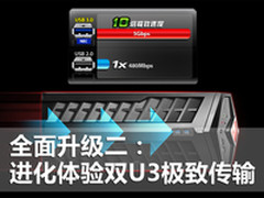 双U3极速传输 金河田进化机箱给力升级