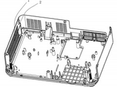 雅图 带防尘条的投影机防尘系统专利008