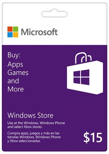 Win8.1更新 微软发布在线商店礼品卡