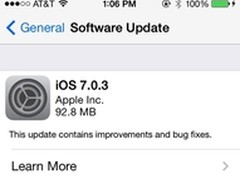 6大升级 iOS 7.0.3解决锁屏bug