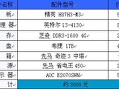 预留升级空间 Haswell电脑不足三千