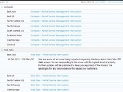 微软Windows Azure发生全球性停运事故