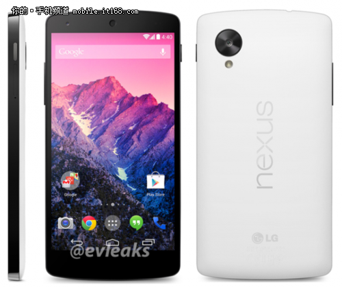 Nexus5白色版渲染图泄露 熊猫配色