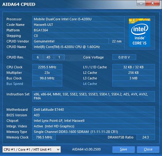 戴尔Latitude E7440性能测试和总结