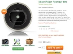 吸力强5倍 iRobot发新款旗舰扫地机器人