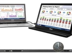 USB驱动便携显示器 华硕超极屏MB168B