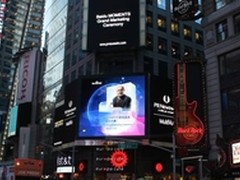 百度MOMENTS亮相美国时代广场引关注