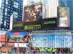 HTC亮相纽约时代广场与消费者互动