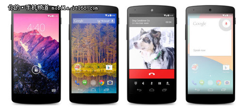 安卓4.4售价2130 谷歌Nexus5发布