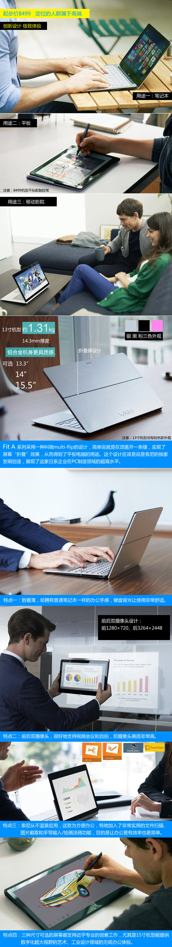 索尼 Fit A系列体验和优势解析