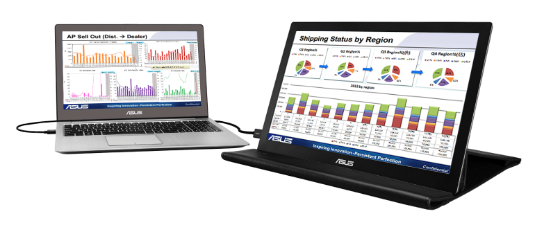 【图】USB驱动便携显示器 华硕超极屏MB168