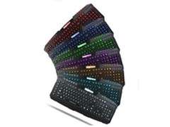 梦一般的美  复仇者七色全背光游戏键盘