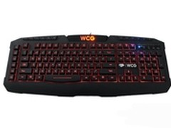 WCG定制版复仇者七色全背光游戏键盘