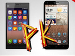 差价300大洋 小米手机3对比华为荣耀3x