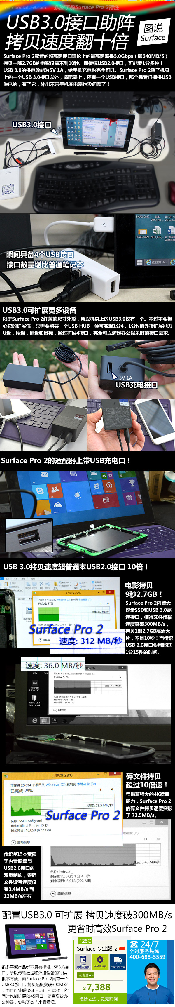 拷贝速度翻十倍 图说Surface Pro 2