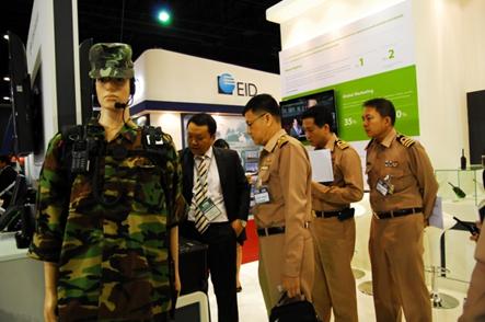海能达携数字对讲机参加泰国防务安全展