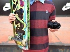 索尼QX100镜头相机记录炫酷滑板飞人