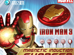 告别平淡充电！影驰钢铁侠磁感应充电器