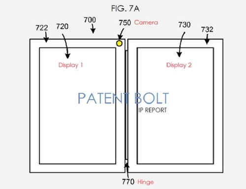 谷歌专利曝光双屏幕E-Ink电子书设计图