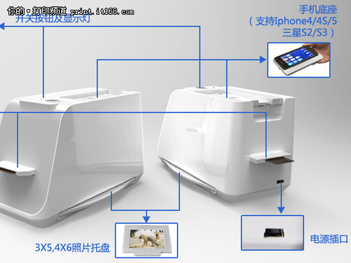 英诺尔F801二合一相片扫描仪特价199元