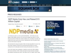 传NDP Media Corp融资1500万美元