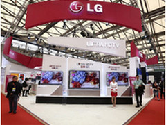 LG 84吋超高清电视新品闪耀家博会