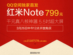 正式开卖 红米Note预约超1500万