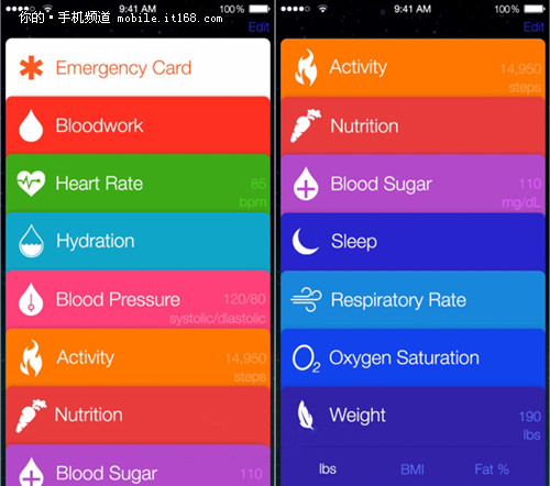 iOS8曝光 一大波健康类功能袭来