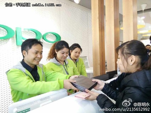 CEO陈明永亲临现场 OPPO Find7全国开卖