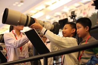 广州佳能博览会用影像传递快乐与感动