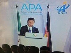 中华主席习近平亲切接见雅图董事长谢敬